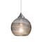 Besa Lighting Jilly Cord Pendant, Vapor Smoke, Satin Nickel Finish, 1x60W Incandescent 1JT-JILLYSM-SN - alternate 1